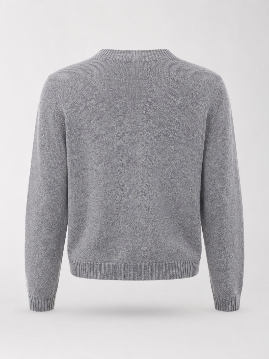 Cardigan Donna in Maglia Bottoni a Cuore e Ricamo Fiocco