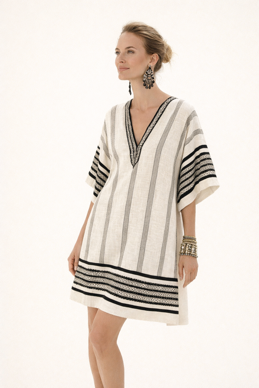 Aurazio Vestito Midi Stampato da Donna