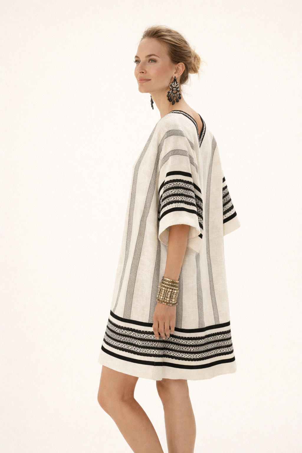 Aurazio Vestito Midi Stampato da Donna