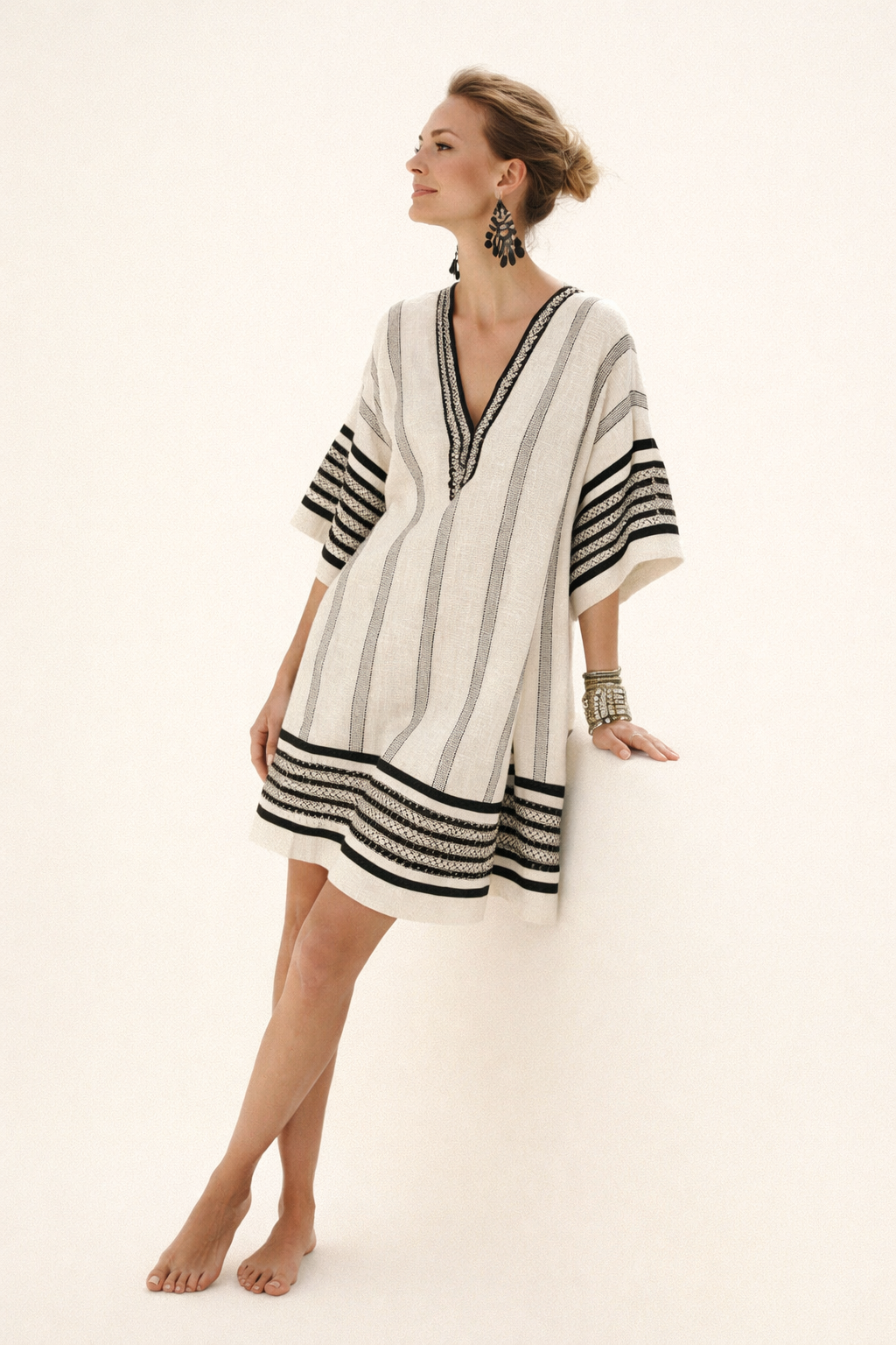 Aurazio Vestito Midi Stampato da Donna