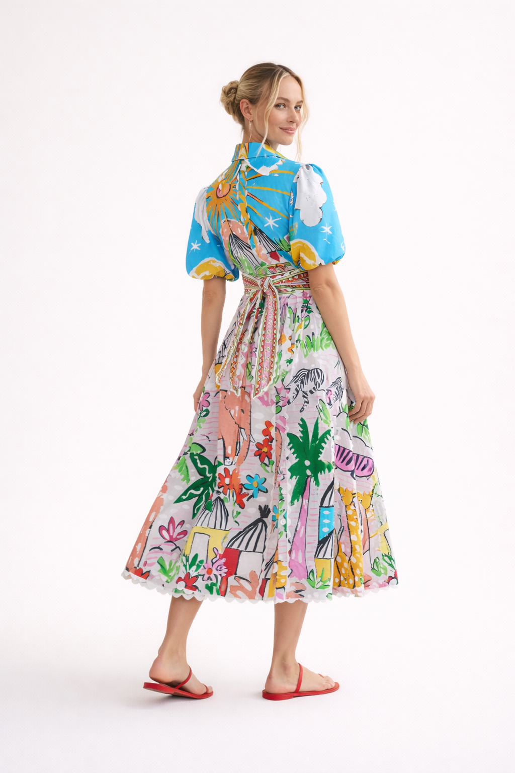 Aurazio Vestito Midi per Donna