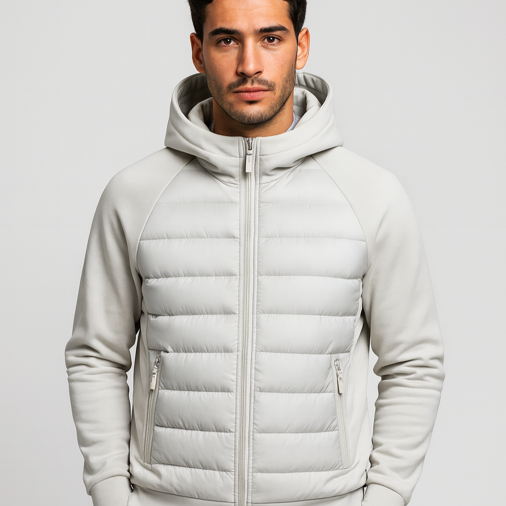 Aurazio Piumino Softshell Uomo con Cappuccio