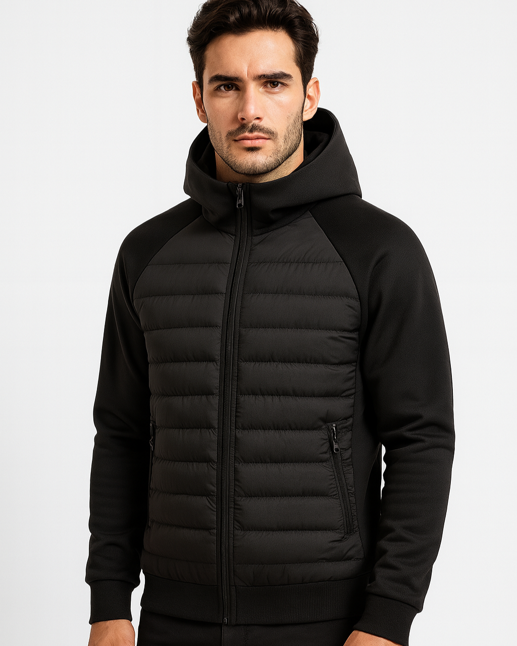 Aurazio Piumino Softshell Uomo con Cappuccio