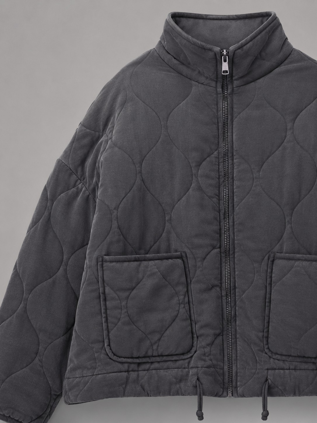 Giacca Donna Utility Trapuntata a Rombi Autunnale