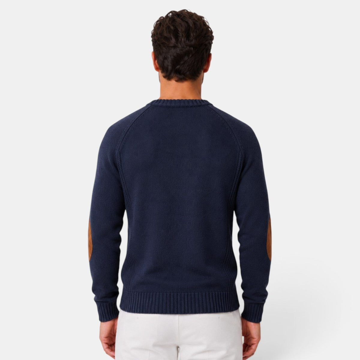 Maglione Uomo Slim Fit Girocollo in Maglia Elegante
