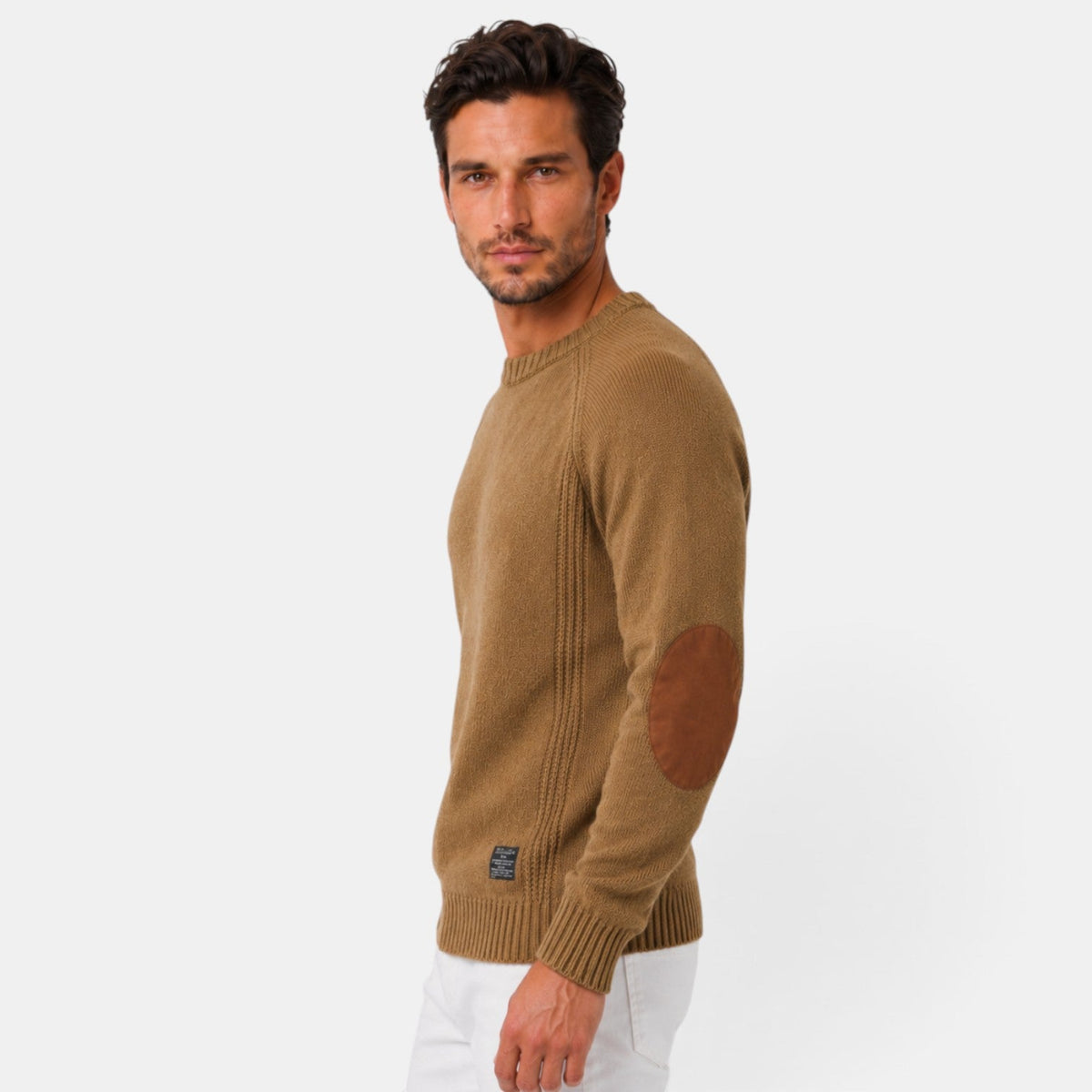 Maglione Uomo Slim Fit Girocollo in Maglia Elegante