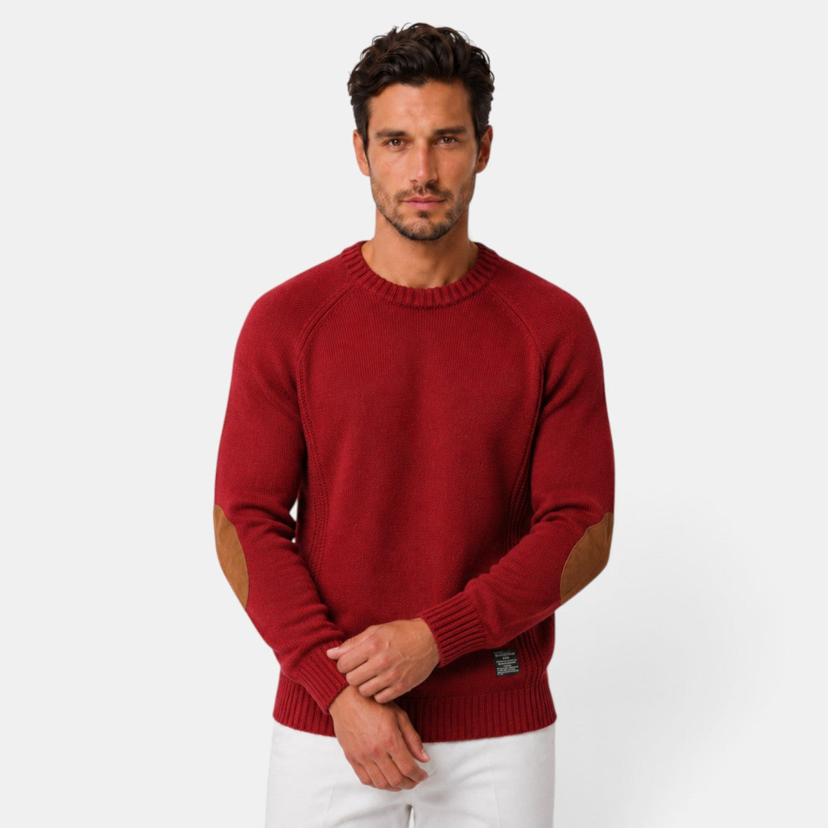 Maglione Uomo Slim Fit Girocollo in Maglia Elegante