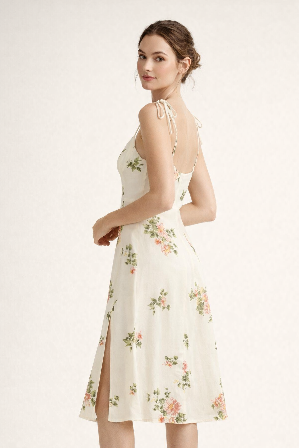 Aurazio Abito Midi Floreale da Donna