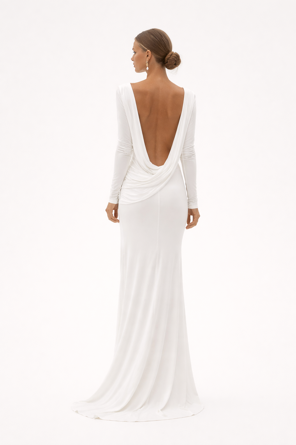 Aurazio Vestito Maxi Drappeggiato per Donna