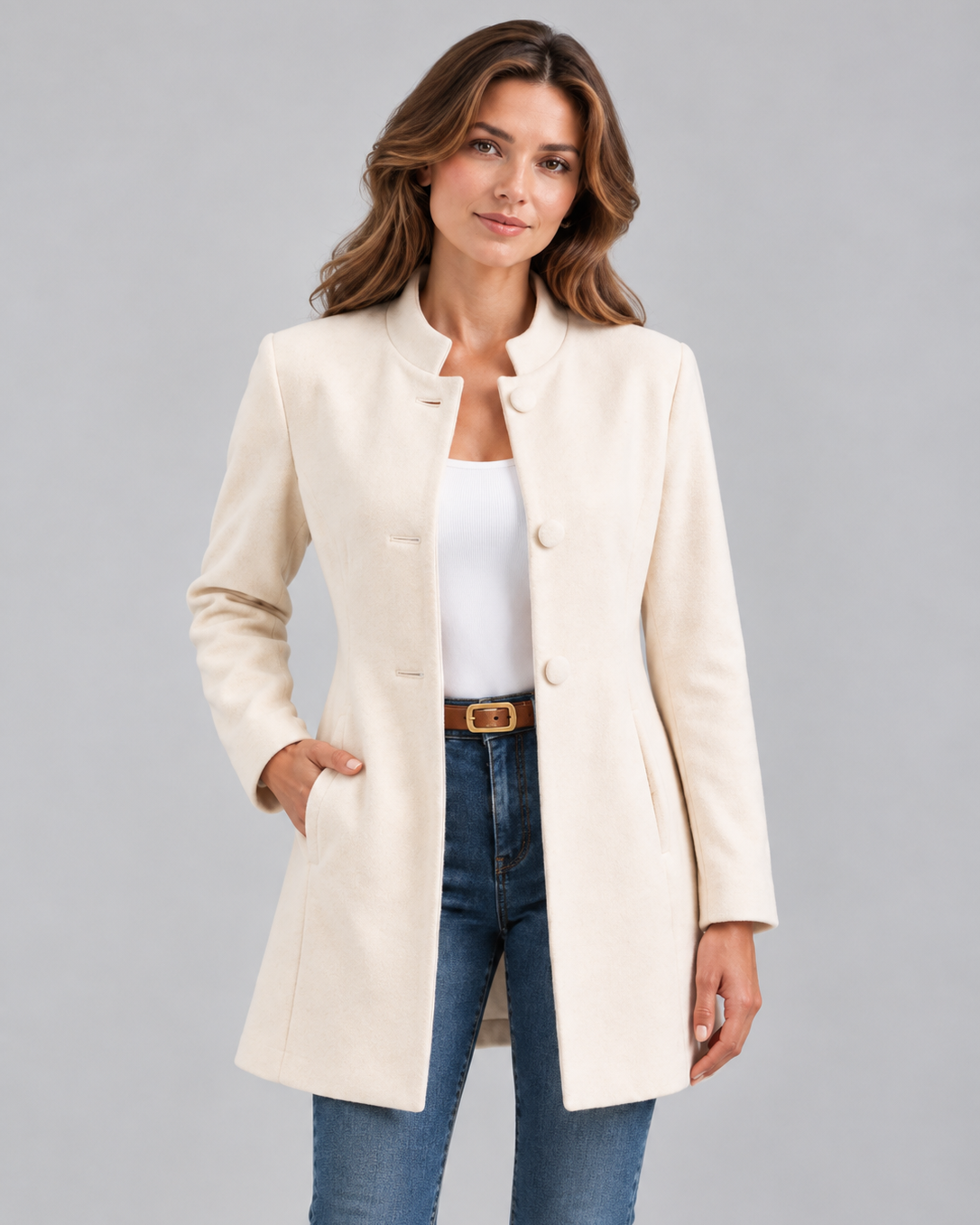 Blazer Donna Sartoriale Strutturato Maniche Lunghe