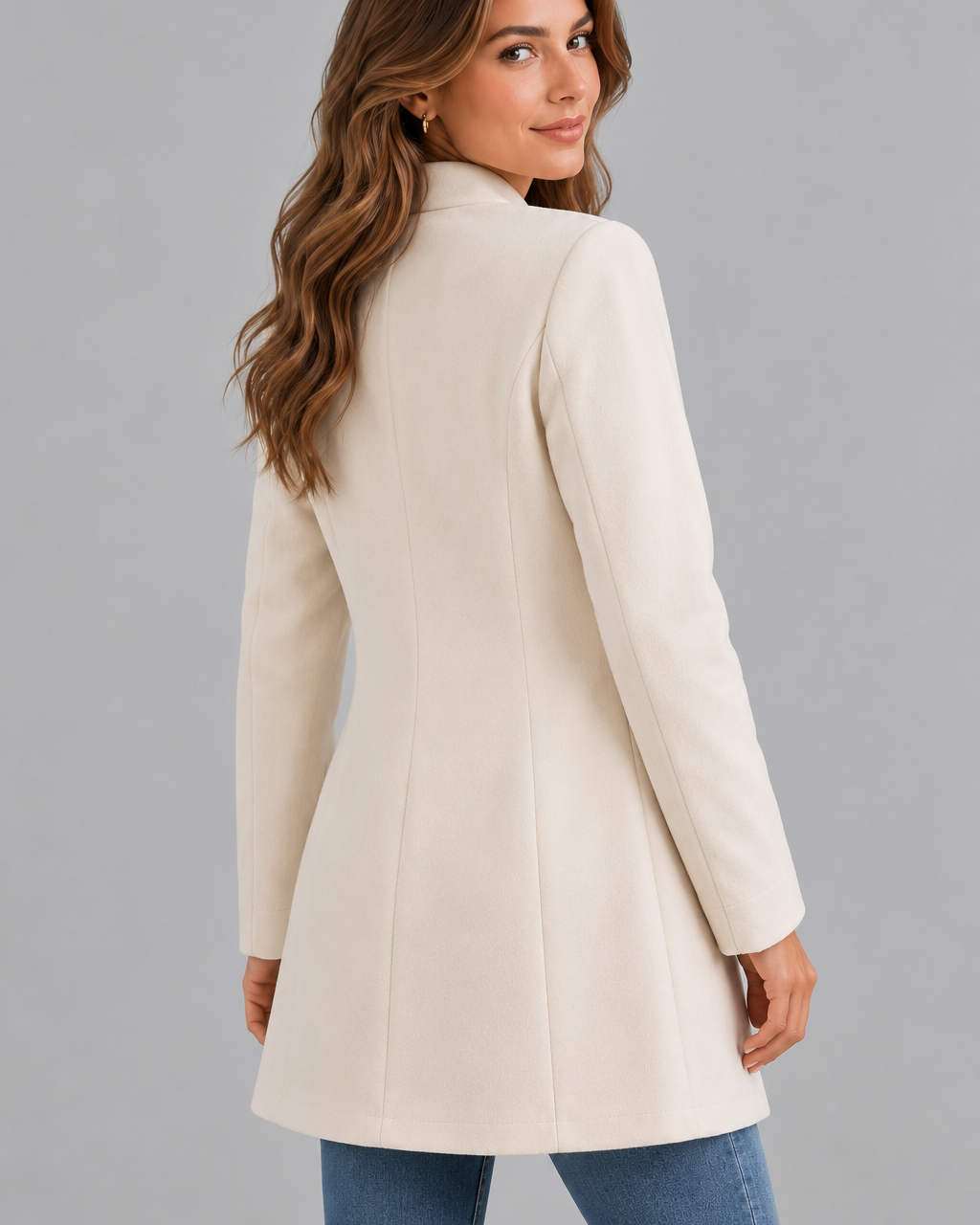 Blazer Donna Sartoriale Strutturato Maniche Lunghe