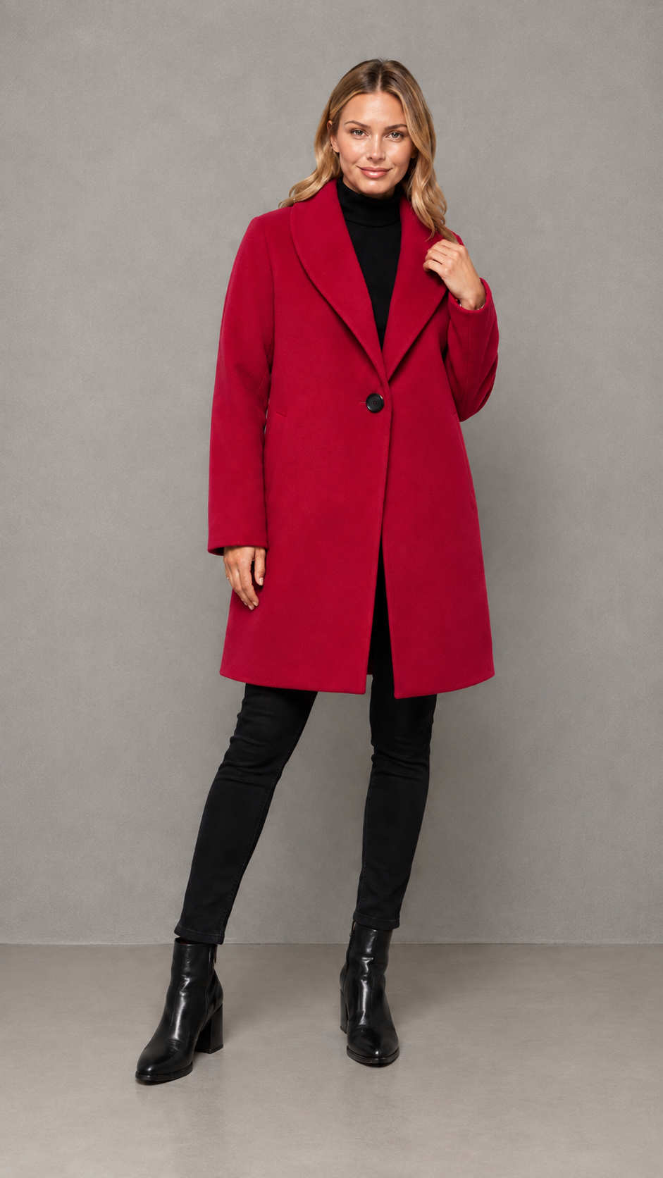 Cappotto Donna Lungo Antivento Vestibilità Rilassata Leggero