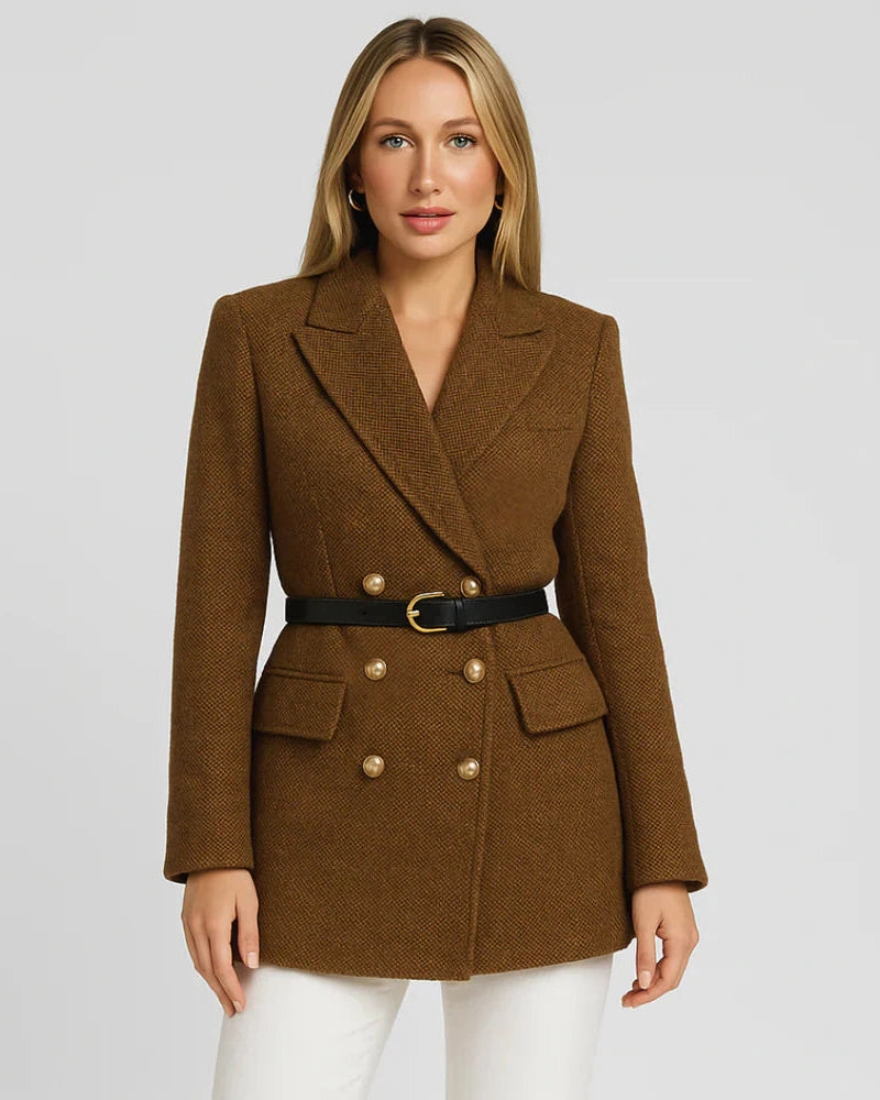 Aurazio Blazer Doppiopetto in tweed da donna