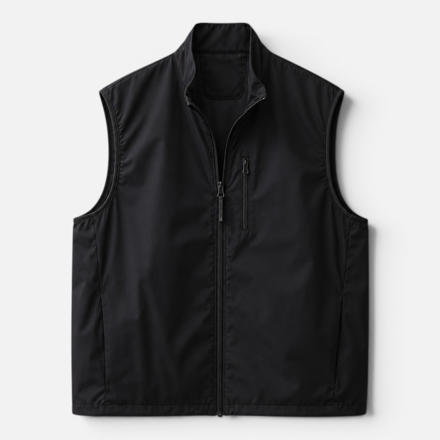 Gilet Softshell Uomo Leggero Idrorepellente Smanicato con Zip