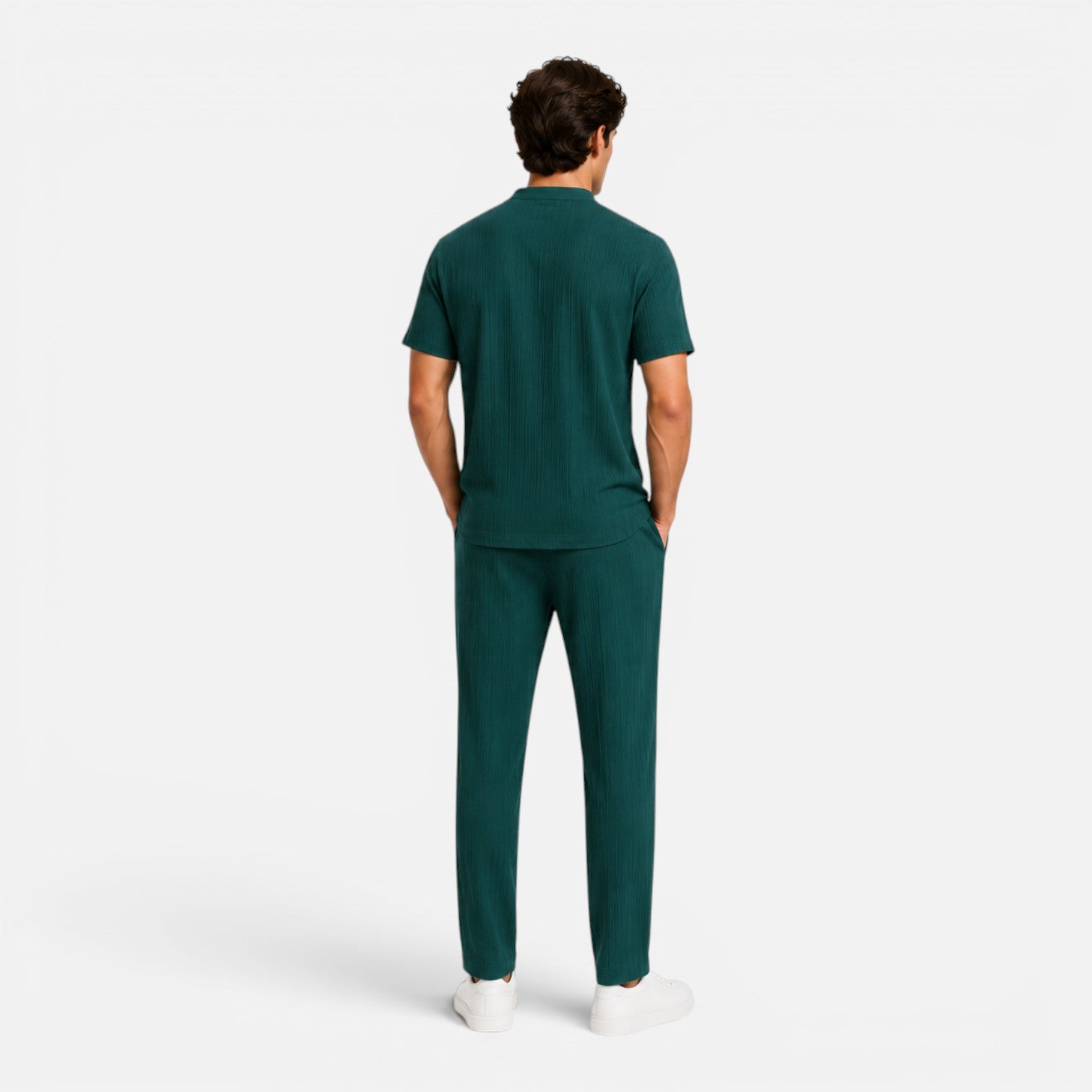 Completo Uomo Estivo Camicia e Pantaloni Leggeri