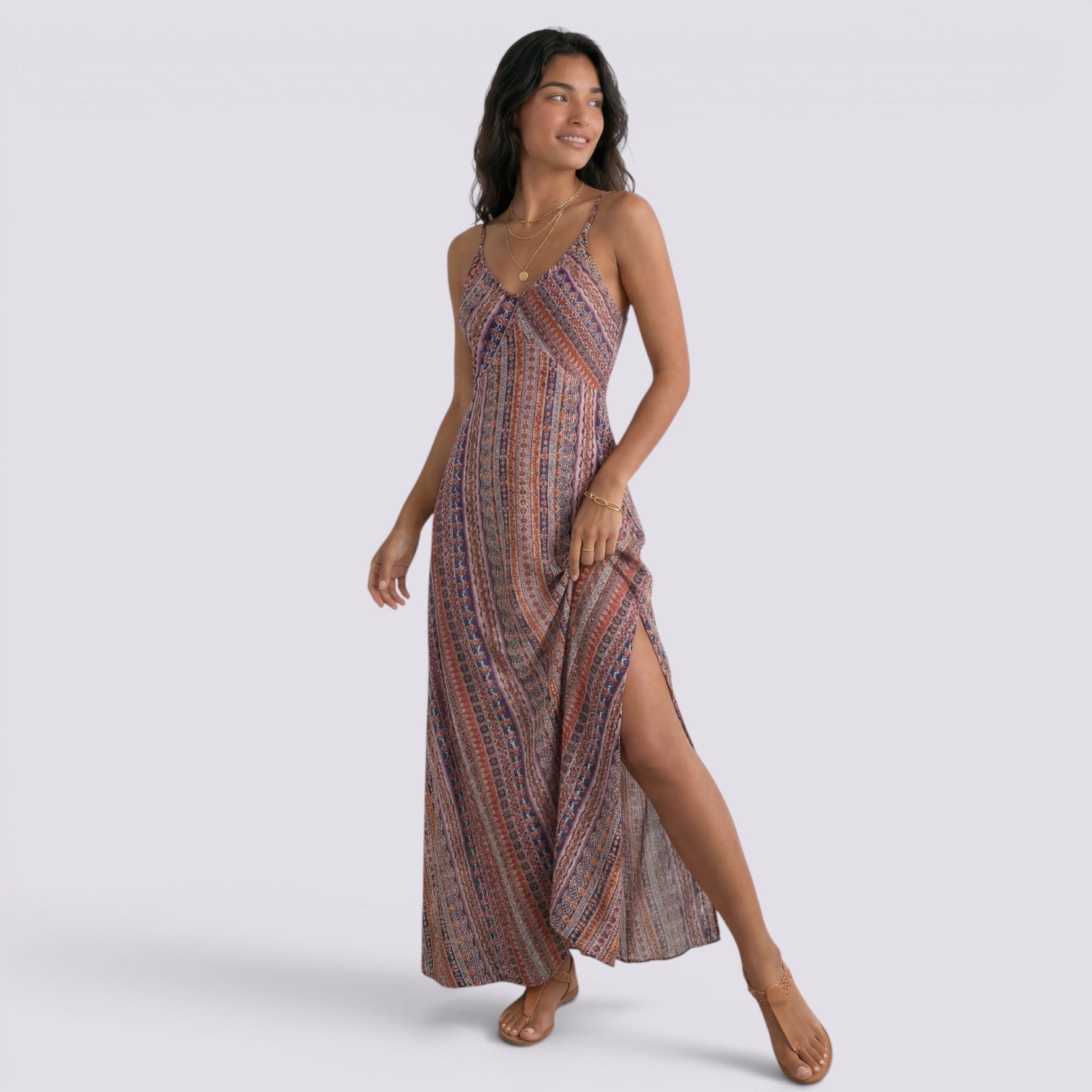 Abito Lungo Donna Maxi Boho Estivo Schiena Aperta
