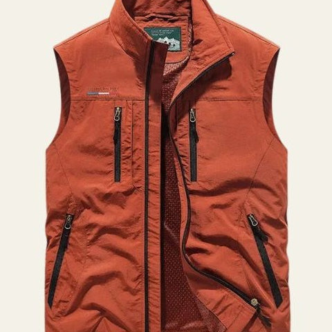 Aurazio Gilet Cargo Da Uomo Senza Maniche