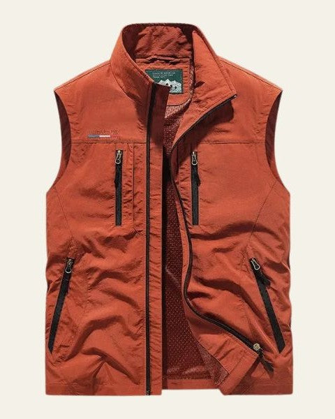 Aurazio Gilet Cargo Da Uomo Senza Maniche