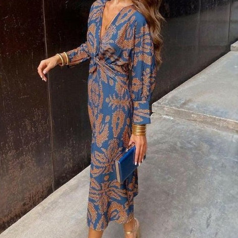 Aurazio Vestito Fluido Elegante da Donna