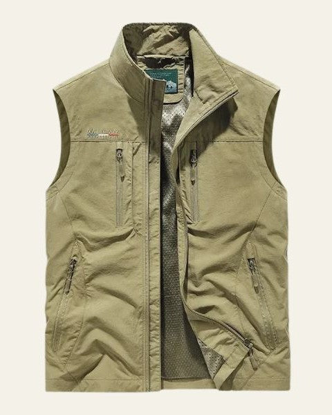 Aurazio Gilet Cargo Da Uomo Senza Maniche