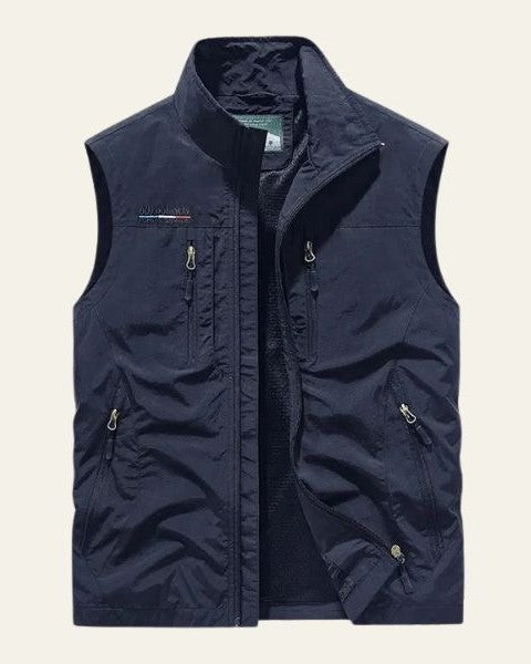 Aurazio Gilet Cargo Da Uomo Senza Maniche