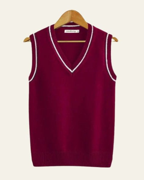 Aurazio Gilet da cricket a V classico da uomo