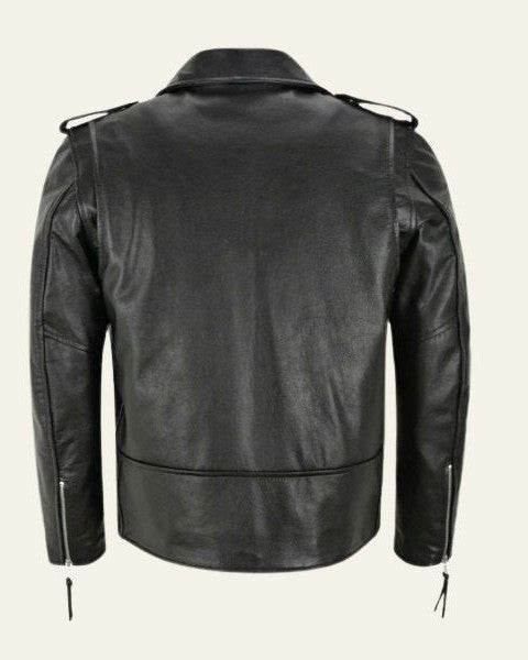 Aurazio Giacca in Pelle Vegana Moderna da Uomo