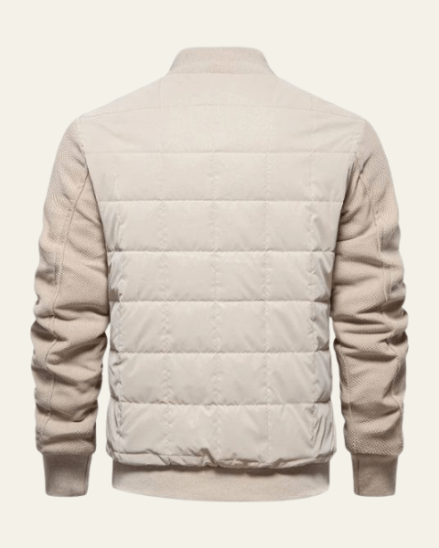 Aurazio Giacca Trapuntata Con Zip Da Uomo
