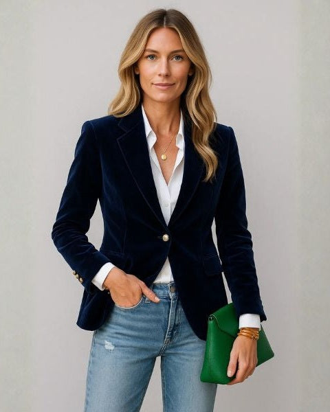 Blazer Donna Monopetto da Sera Silhouette Classica Autorevole