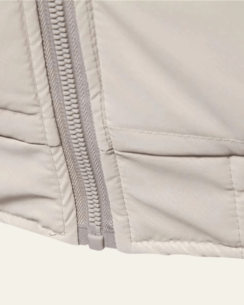 Aurazio Giacca Trapuntata Con Zip Da Uomo