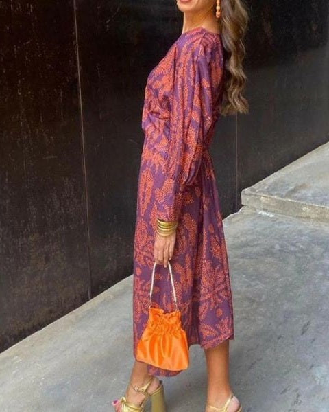 Aurazio Vestito Fluido Elegante da Donna