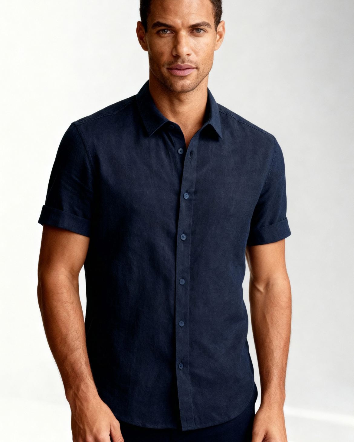 Aurazio Camicia a Maniche Corte per Uomo