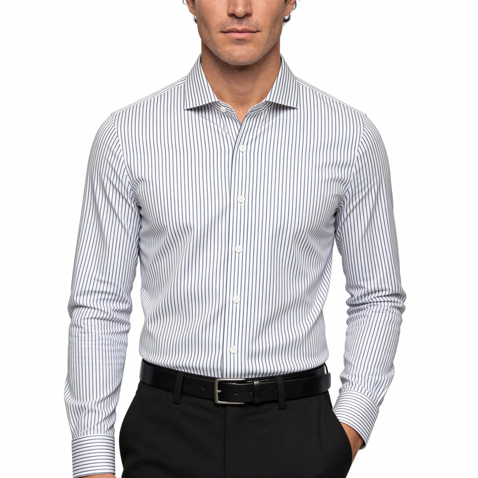 Aurazio Camicia di modal elegante da uomo