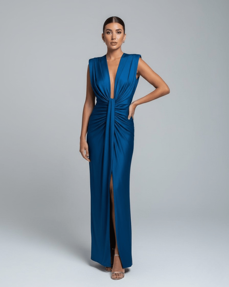 Aurazio Abito Lungo Formale da Donna