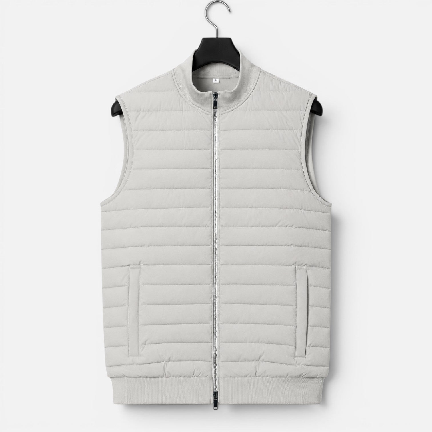 Gilet Trapuntato Uomo Leggero Smanicato con Zip Collo Alto