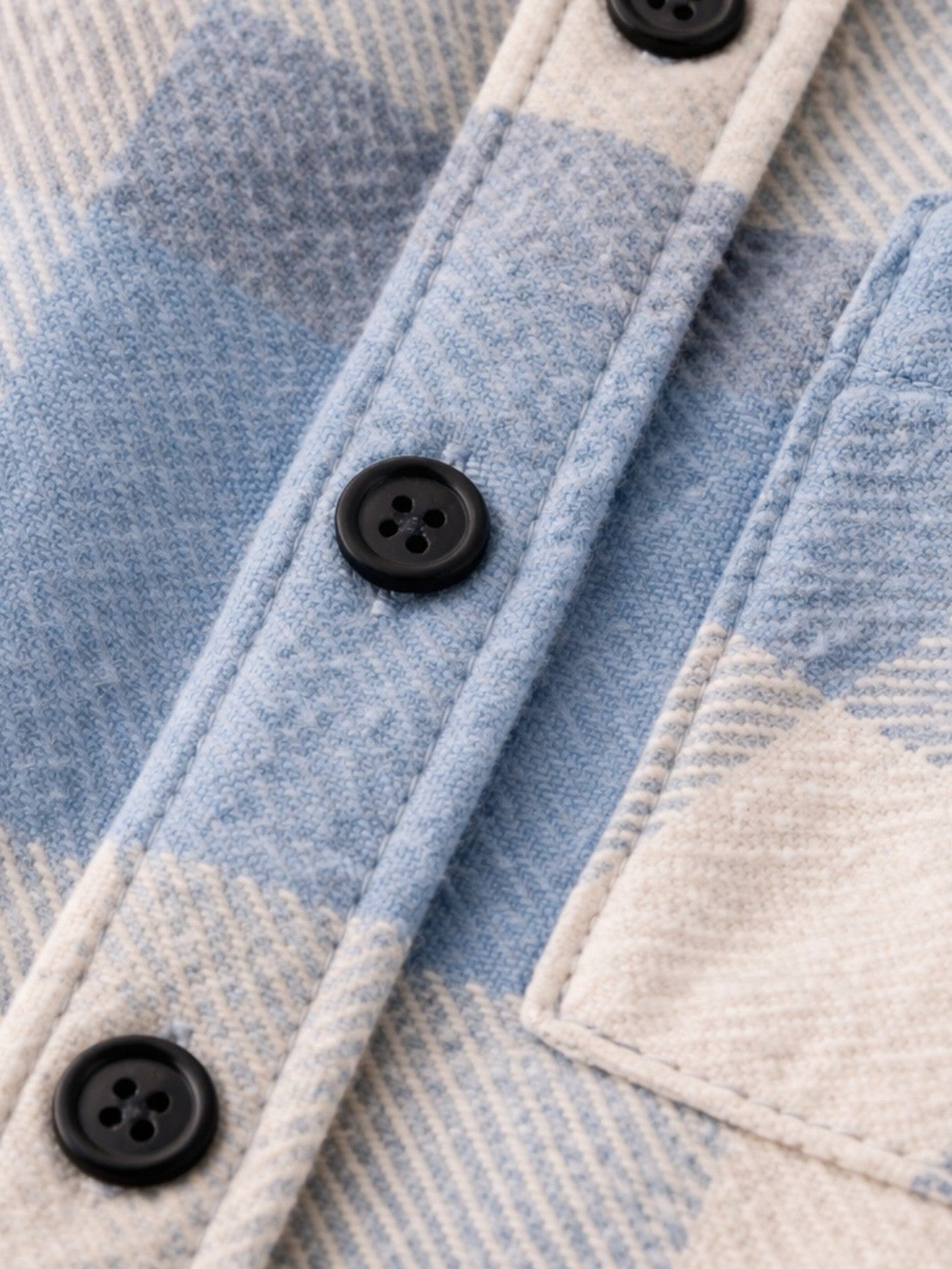 Camicia Uomo in Flanella a Quadri Maniche Lunghe