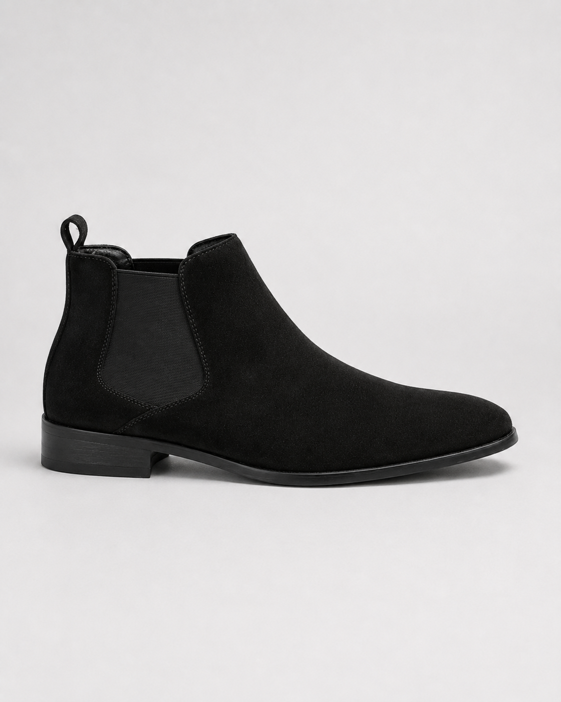 Stivaletti Chelsea Uomo Effetto Camoscio Slip-On
