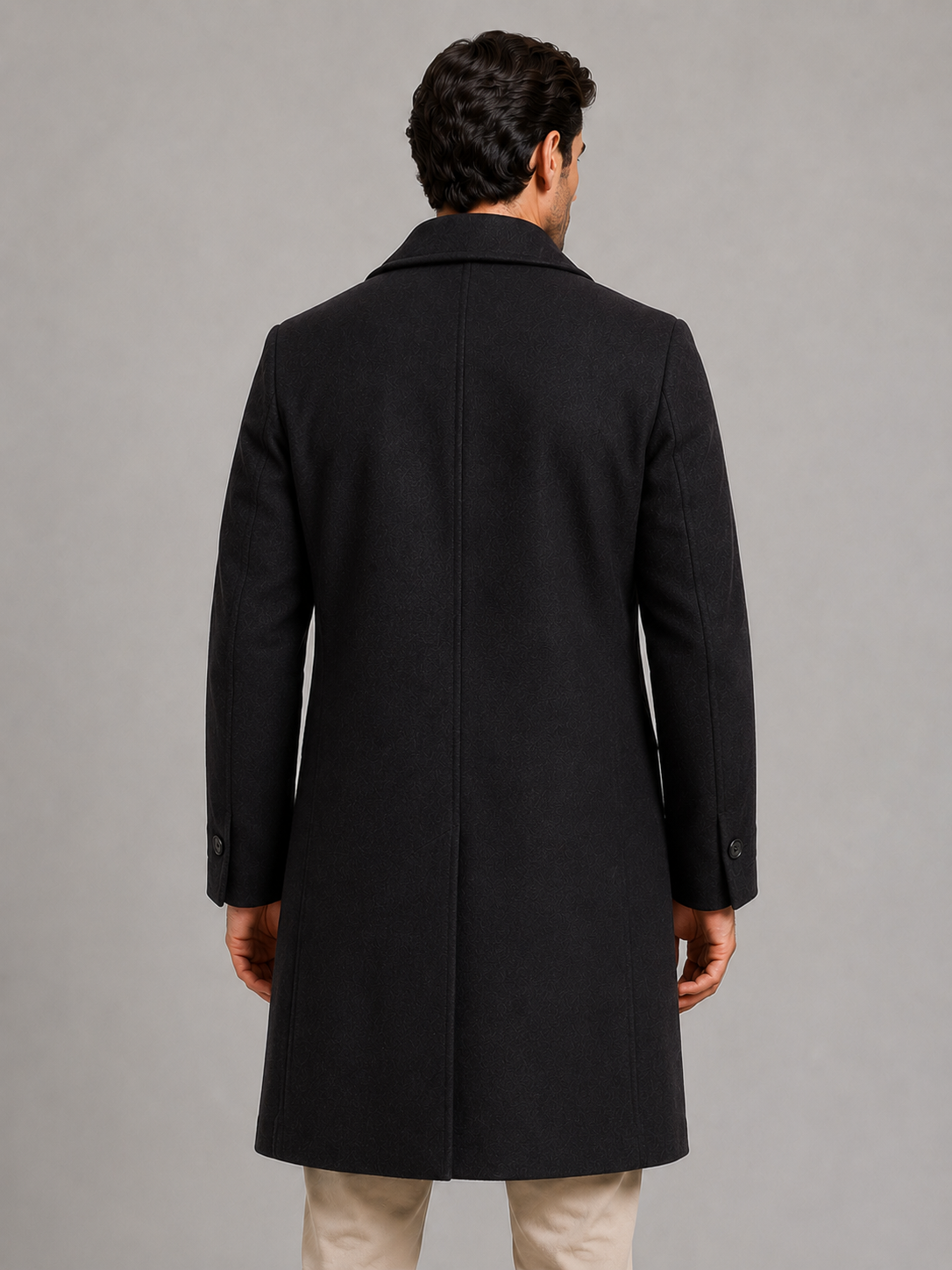 Cappotto Uomo Lungo Doppiopetto Sartoriale Invernale