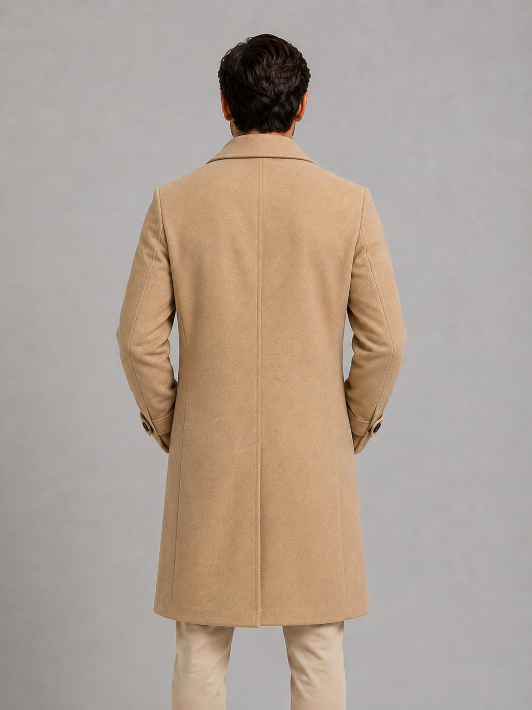 Cappotto Uomo Lungo Doppiopetto Sartoriale Invernale