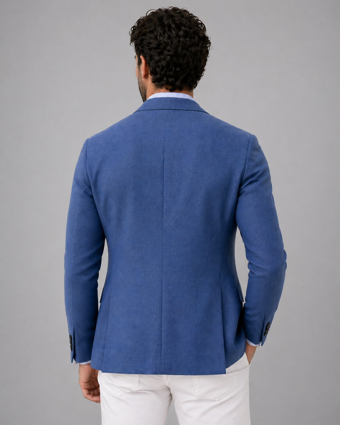 Blazer Uomo in Maglia Slim Fit Elegante Smart Casual