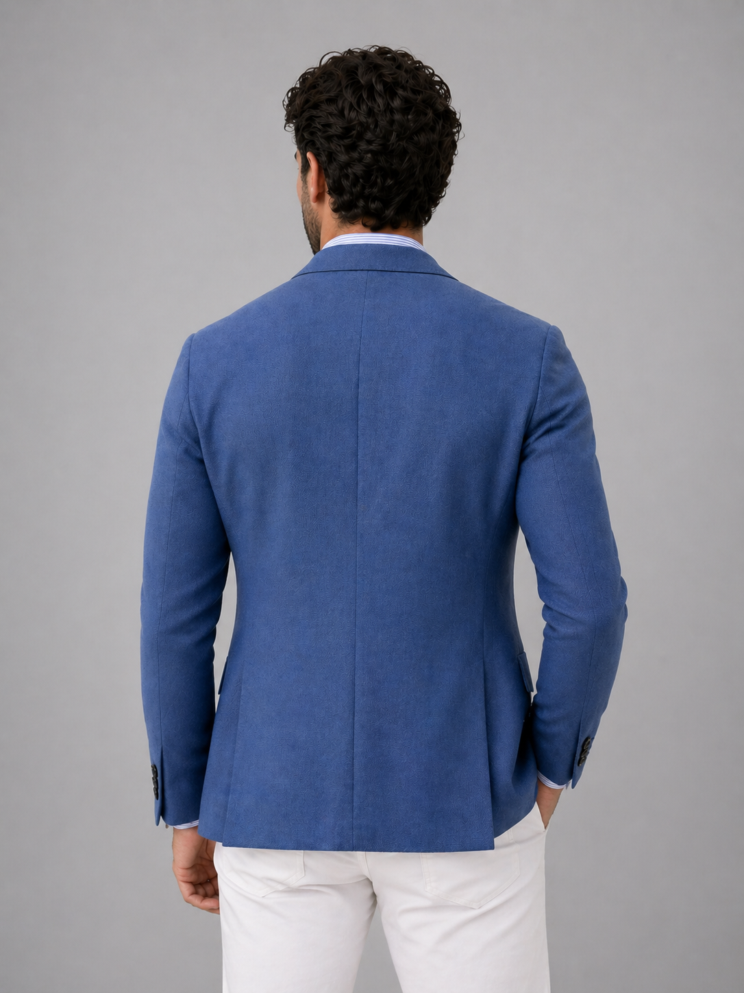 Blazer Uomo in Maglia Slim Fit Elegante Smart Casual