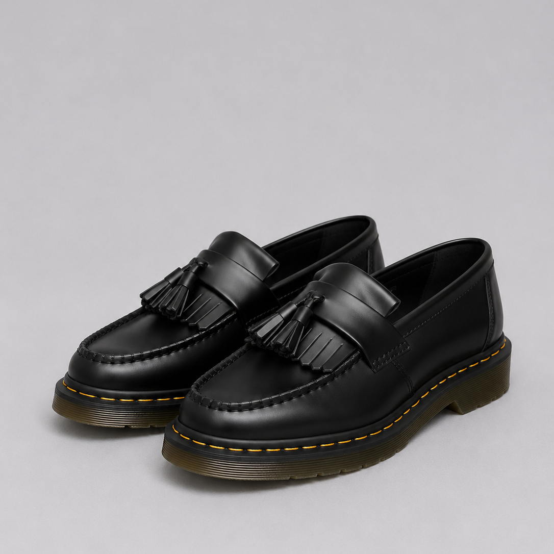 Mocassini Uomo Effetto Pelle con Nappine Slip-On Eleganti