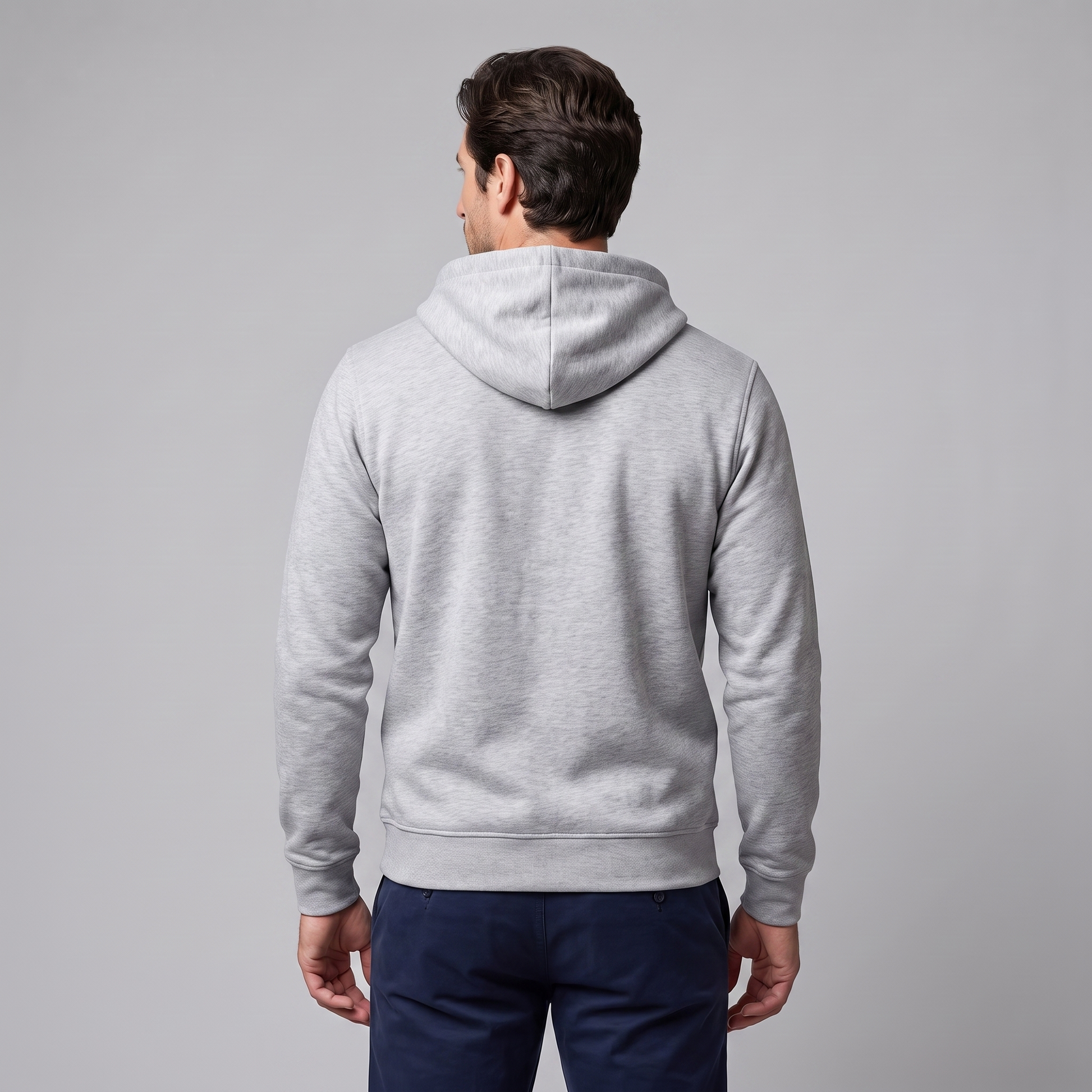 Gilet Uomo in Pile con Cappuccio Antivento Autunnale
