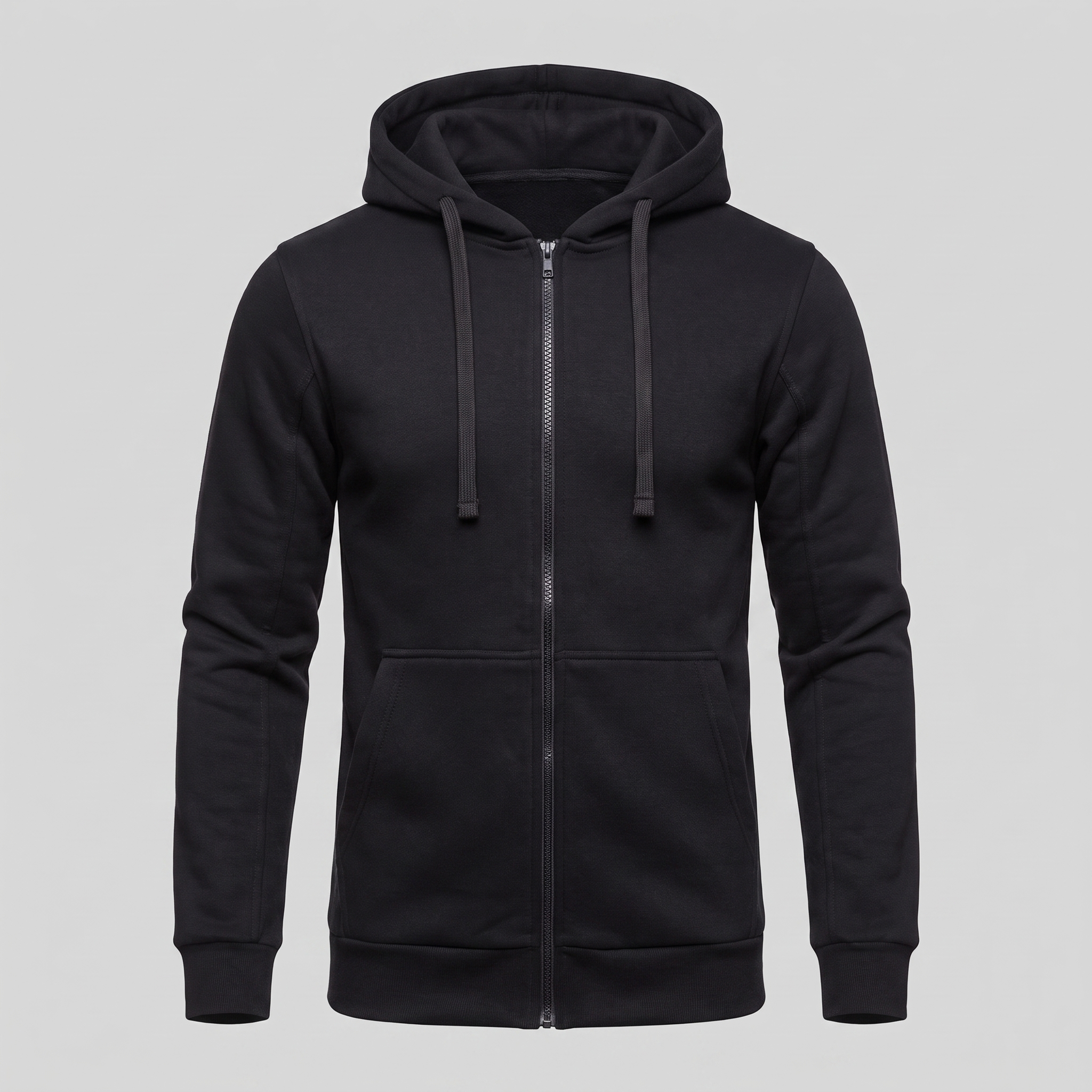 Gilet Uomo in Pile con Cappuccio Antivento Autunnale