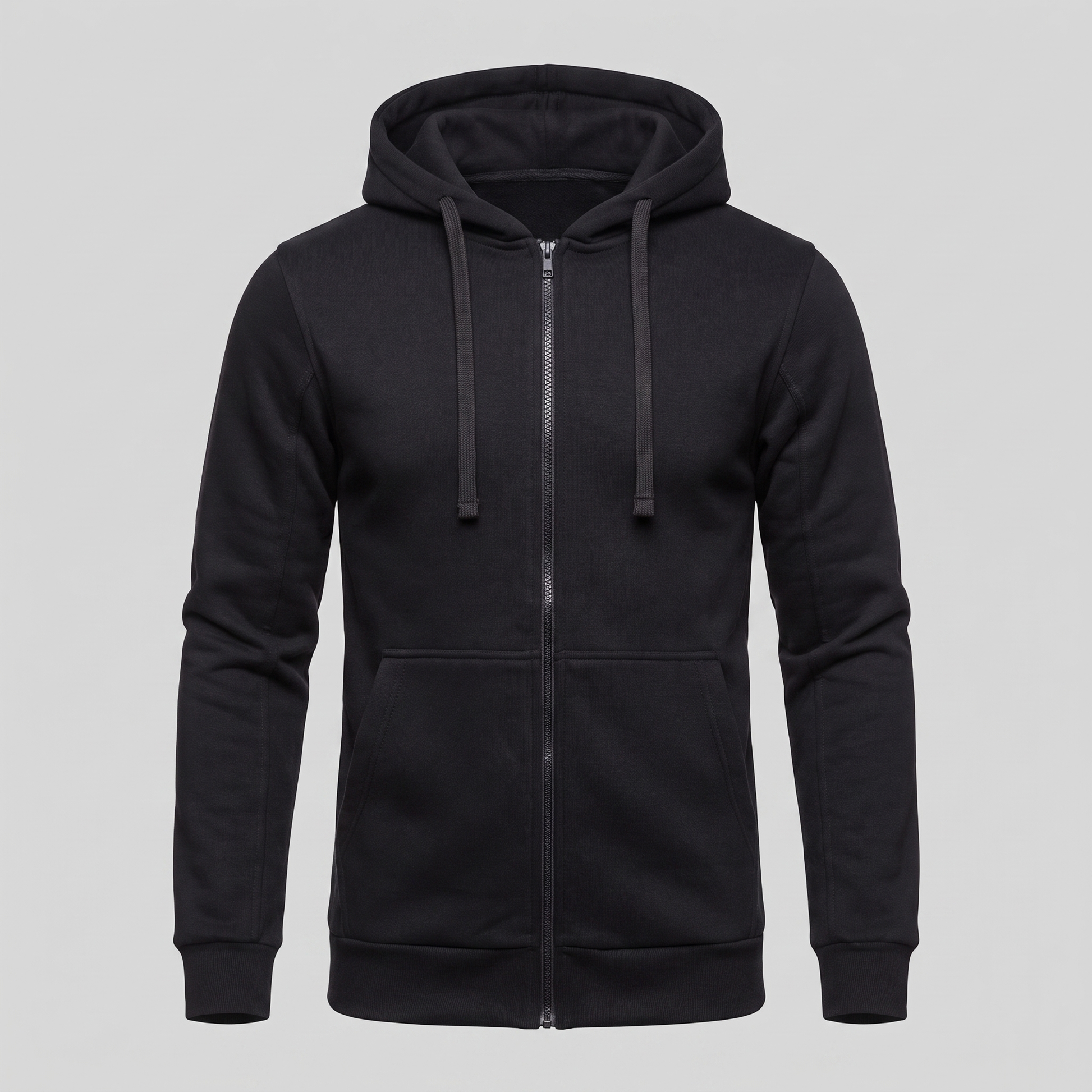 Gilet Uomo in Pile con Cappuccio Antivento Autunnale