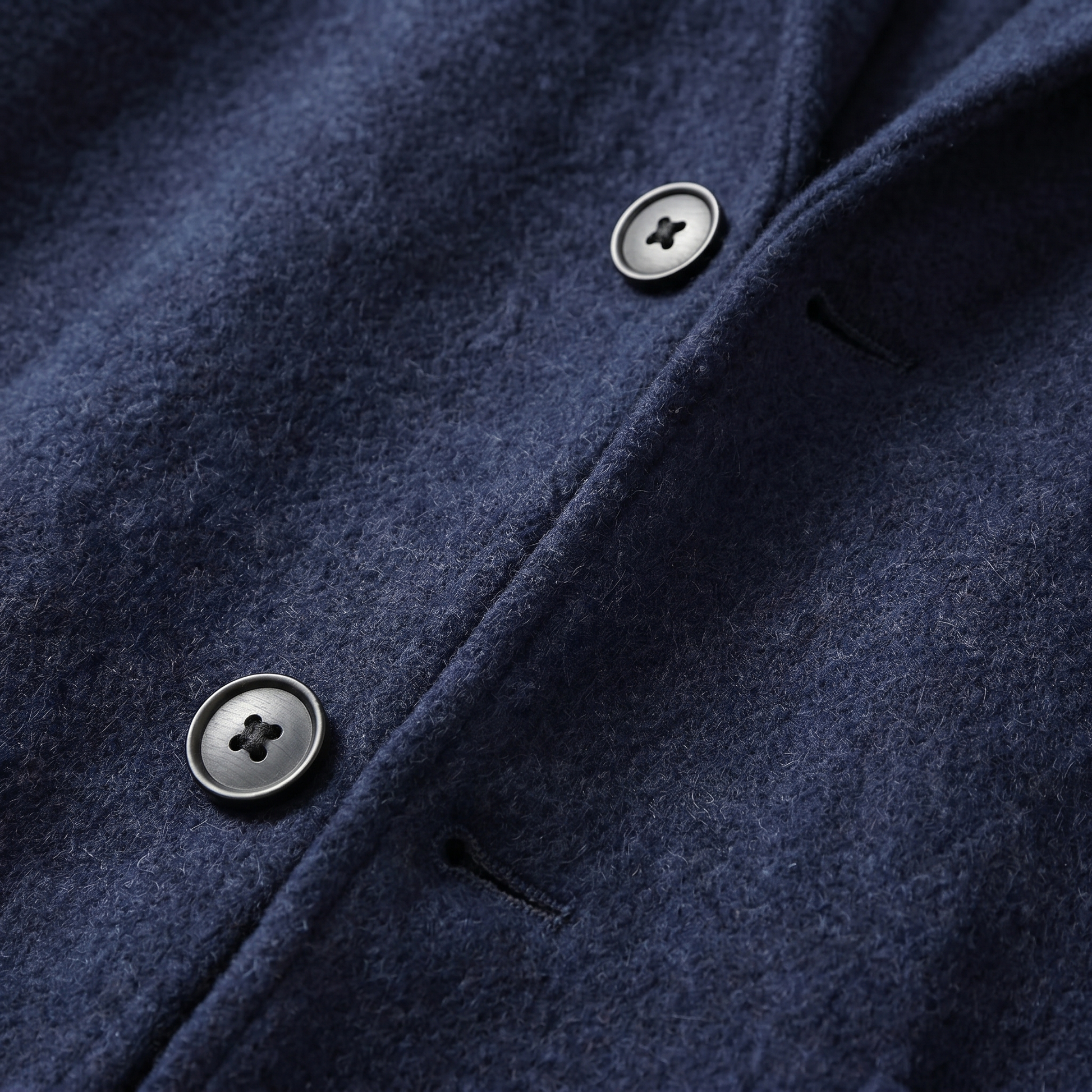 Blazer Uomo Monopetto Casual con Revers Taglio Sartoriale