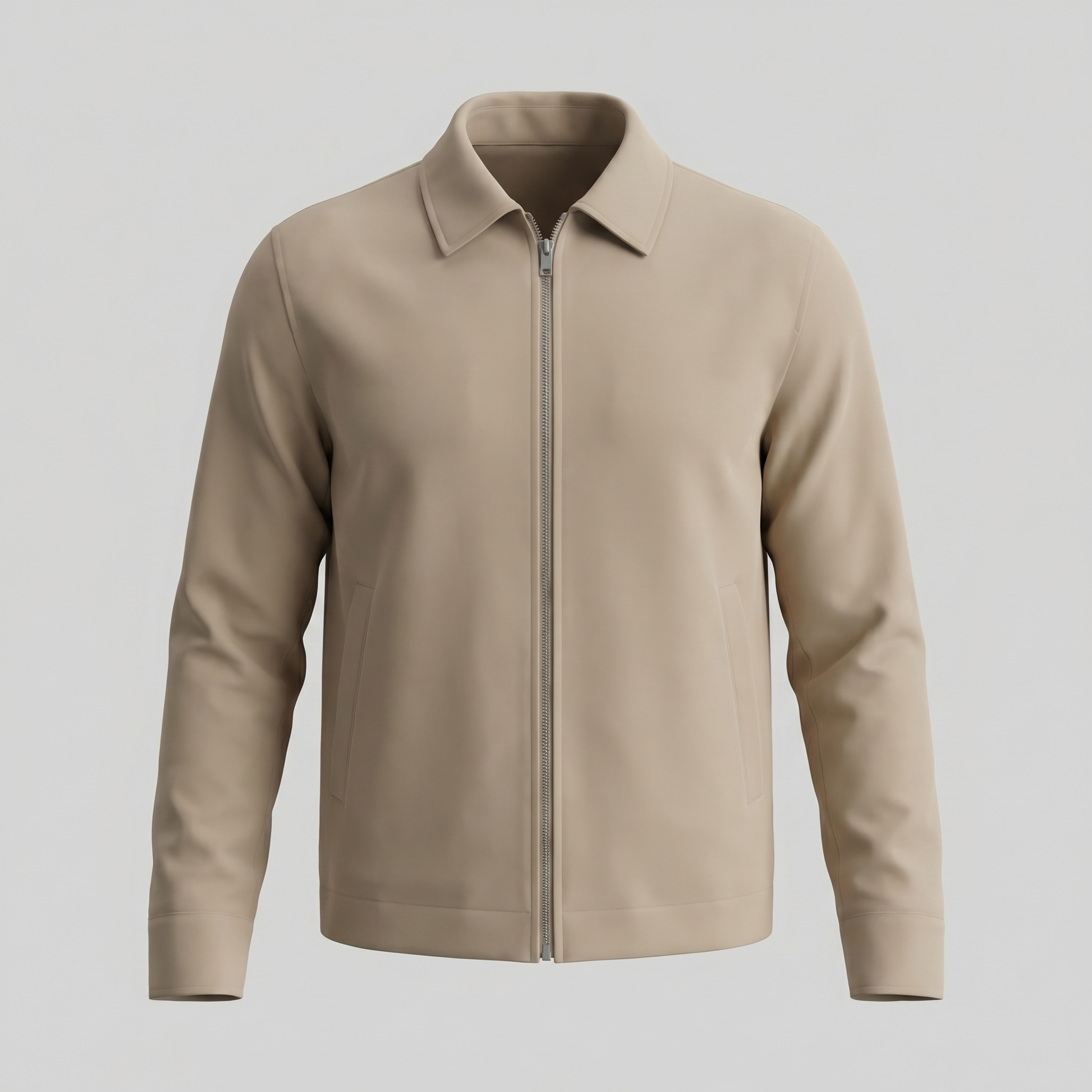Giacca Uomo Mezza Stagione Slim con Colletto Classico
