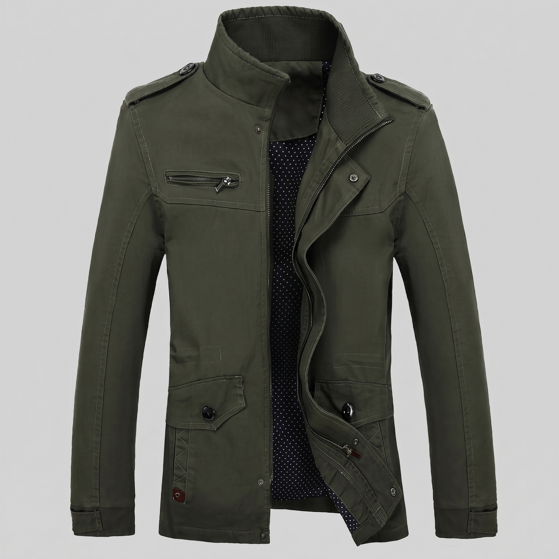 Giacca Uomo Imbottita Slim con Spalline Classica
