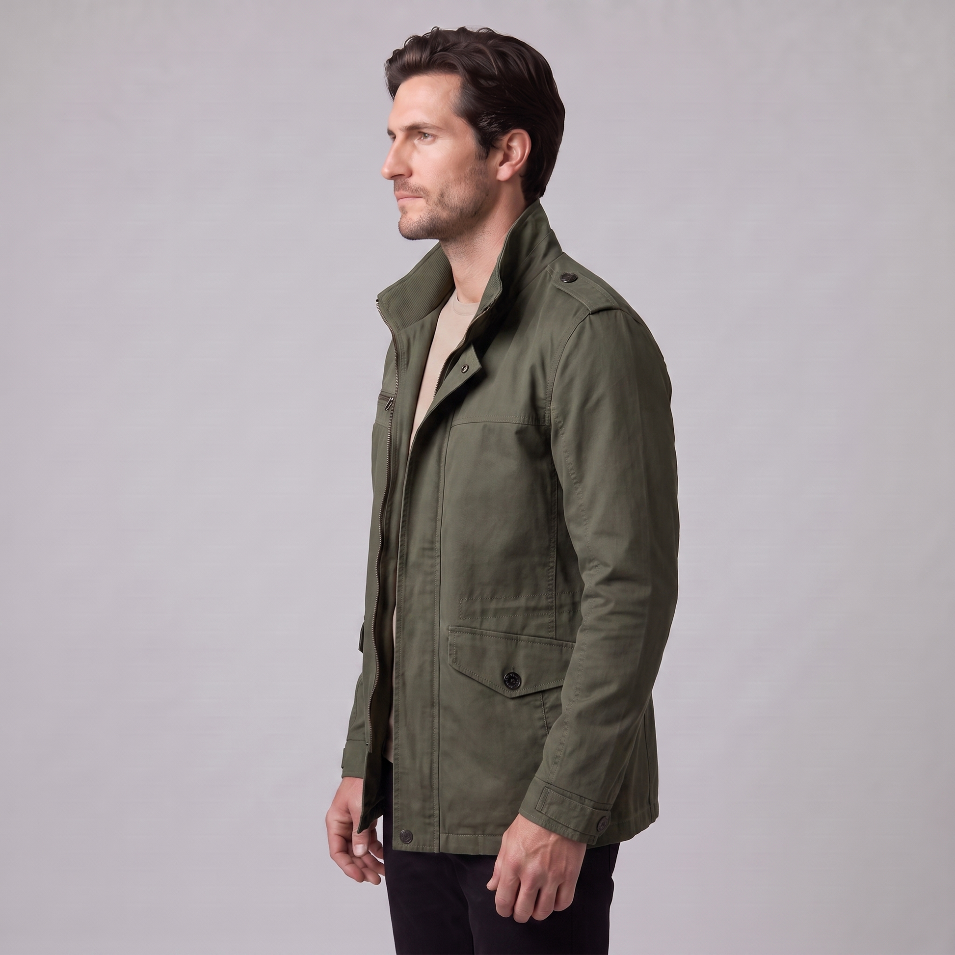Giacca Uomo Imbottita Slim con Spalline Classica
