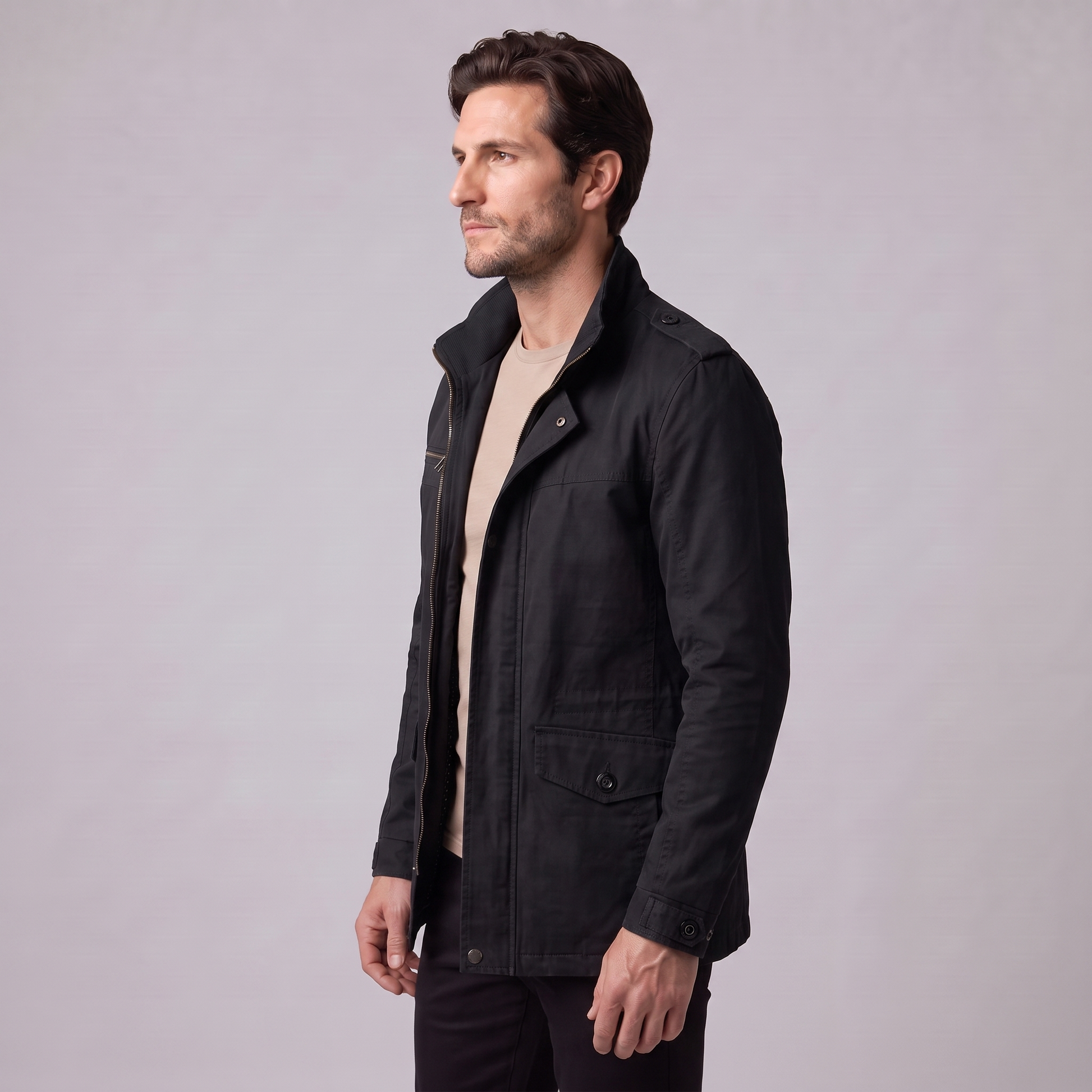 Giacca Uomo Imbottita Slim con Spalline Classica